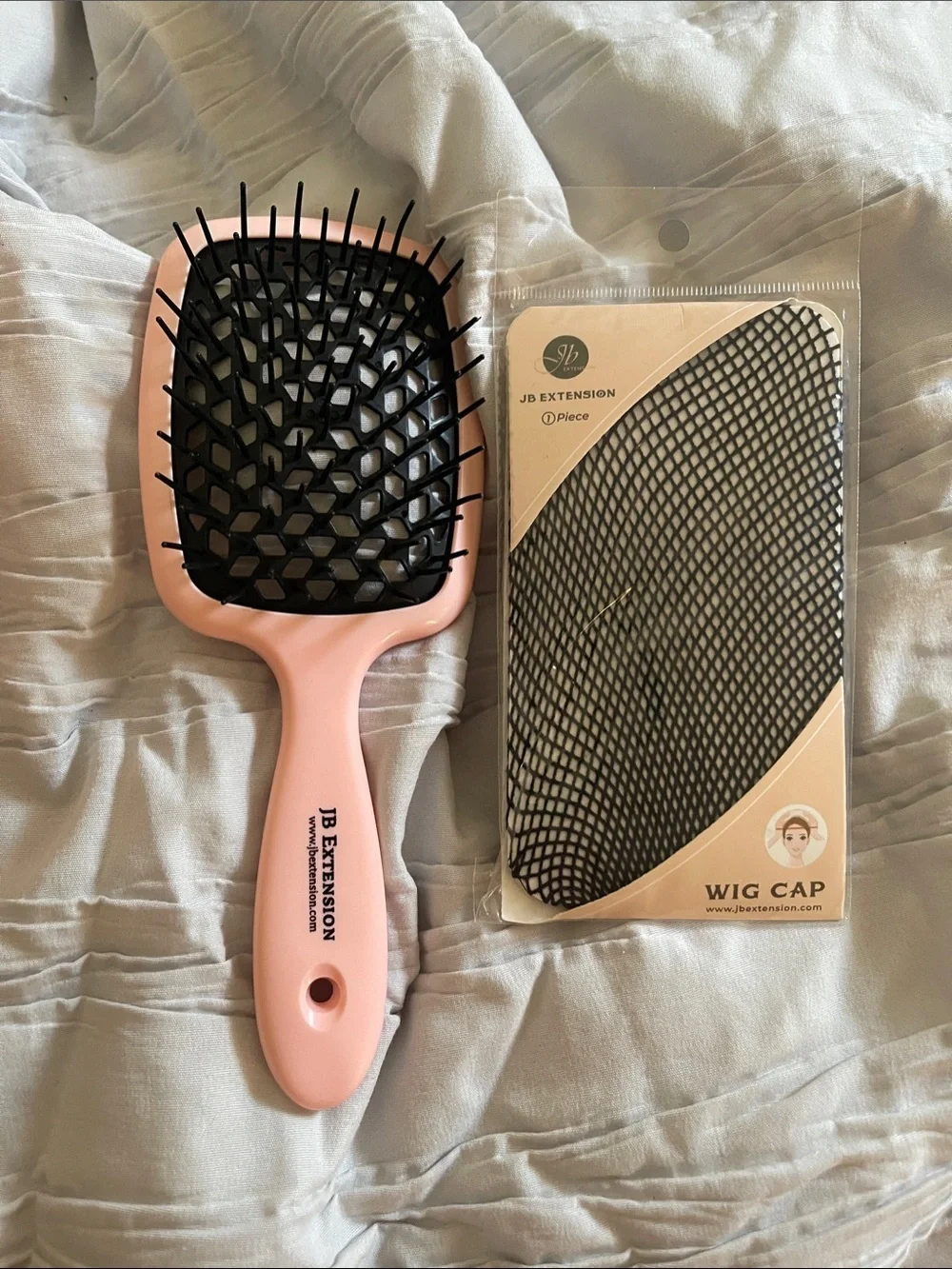 JB Extension Pink Paddle Hair Brush - Venting wig brush